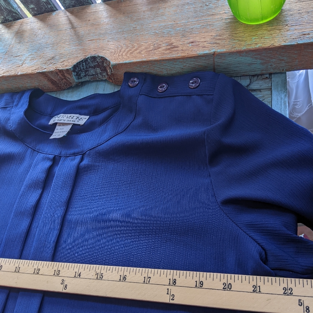 VINTAGE blouse Inner Visions - Picture 9 of 10